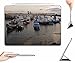 iPad Air Case + Transparent Back Cover - fishing boats in the bay - [Auto Wake/Sleep Function] [Ultra Slim] [Light Weight]