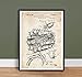 FIRST US JET AIRPLANE ENGINE 1946 FRANK WHITTLE PATENT PRINT 18X24 POSTER GIFT