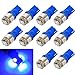 amtonseeshop(TM) Colorful New 10PC T10 Wedge 5-SMD 5050 Xenon LED Light bulbs 192 168 194 W5W 2825 158 (Blue)
