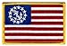 US Yacht Ensign Embroidered Patch American Flag Boating Naval Emblem