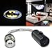 SHE'O® Batman Bat badge shield weapon logo House home Ceiling Wall E26 CREE LED projection projector light decor lamp