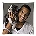 Home Decor Custom Chris Brown Zippered Pillow Case Twin Sides 18x18 Inch