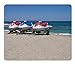 Gaming Mouse Pad Oblong Shaped Mouse Mat 2364 jet skis on the beach beach Design Natural Eco Rubber Durable Computer Desk Stationery Accessories Mouse Pads For Gift Support Wired Wireless or Bluetooth Mouse
