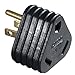 30A Female To 15A Male Adapter / RV Camper Motor Home Trailer Power Cord Plug