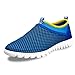 Adi Men's Breathable Running Shoes,Walk,Beach Aqua,Outdoor,Water,Rainy,Exercise,Drive,Athletic Sneakers EU43 Blue