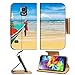 Samsung Galaxy S5 Small fishing boat park at beauty beach IMAGE 27992227 by MSD Customized Premium Deluxe Pu Leather generation Accessories HD Wifi 16gb 32gb Luxury Protector Case
