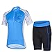 Women's Quick-Dry Short Sleeve Cycling Jersey 3D Padded Short Set Devil Style