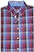 Chaps Mens Long Sleeve Easy Care Button Down Shirt Blue Plaid, Large