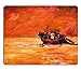 Mousepads Original abstract oil painting of fishing boat and sea on canvasRich Golden Sunset IMAGE 26081749 by MSD Mat Customized Desktop Laptop Gaming Mouse Pad