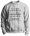 All I Need to be Happy is Sunshine and the River Crewneck Sweatshirt Small Ash