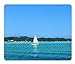 Gaming Mouse Pad Oblong Shaped Mouse Mat 1704 sailboat near lefkimmi world Design Natural Eco Rubber Durable Computer Desk Stationery Accessories Mouse Pads For Gift Support Wired Wireless or Bluetooth Mouse