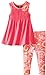A.B.S. by Allen Schwartz Baby Girls Stella Dress with Bow 2Pc Leggings Set, Pink, 12 Months