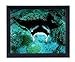 Manta Ray Ocean Sea Life Animal Wildlife Picture Black Framed Art Print