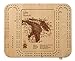 Dale Hollow Lake Laser Etched Cribbage Board - Clay - TN - 9 inch x 12 inch