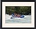 Framed Artwork of Tourists in Huka Falls jet boat Waikato River