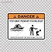 Humor Decal Sticker Warning Stay Away From My Fishing Boat Car Window Wall Art Decor Doors Helmet Roommates Motorcycle Note Book Garage Size: 4 X 2.9 Inches Vinyl color print