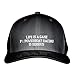Life is Game F1 Powerboat Racing is Serious Sport Embroidered Adjustable Hat Cap