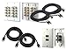 Pyle Full Audio/Video/HDMI/Installation Package -- PHIW71 7.1 Home Theater 14 Post Binding/Banana Plug with Dual RCA Subwoofer Posts Wall Plate (White) + PHDMF2 Dual HDMI Wall Plate + Pair of PPBB30 30ft. Speaker Plug - Banana To Banana + Pair of PHDM12 12ft. High Definition HDMI Cable.