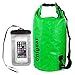 Dry Bag Sack, 20L Waterproof Floating Dry Gear Bags for Boating, Kayaking, Fishing, Rafting, Swimming, Camping and Snowboarding with Free Bonus Universal Waterproof Phone Case Bag