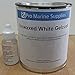 White Gelcoat (WITHOUT WAX) and Hardener kit - Quart, Fiberglass Boat Polyester