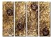 Sangu 100% Hand Painted Wood Framed Turbulent Textures Abstract Home Decoration Modern Oil Paintings Gift on Canvas 4-piece Art Wall Decor