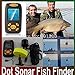 Backlighting Portable Dot Matrix Sonar LCD Fish Depth Alarm 100m Ap Fishing Iure Ice Sea Boat Finder