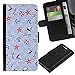 For Sony Xperia Z1 Compact / Z1 Mini / D5503,S-type® Sailboat Blue Pattern Boys Wallpaper - Drawing PU Leather Wallet Style Pouch Protective Skin Case