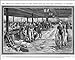 Photographic Print of A Fish Pontoon at Grimsby by Fortunio Matania