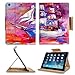 Apple iPad Air Retina Display 1st Generation Flip Case Original oil painting of sail ship and sea on canvasSunset over oceanModern IMAGE 24294268 by MSD Customized Premium Deluxe Pu Leather generation