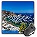 3dRose A Panorama of Avalon on Catalina Island  - Mouse Pad, 8 by 8 inches (mp_205863_1)