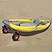 ShOpPeRcHoIcE Aluminum Kayak Jon Boat Canoe Gear Dolly Cart Trailer Carrier Trolley Wheels by JDM Auto Lights