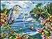 Blue Heron & Friends by Lori Schory - Kitchen Backsplash / Bathroom wall Tile Mural
