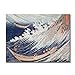 Trademark Fine Art Two Small Fishing Boats by Katsushika Hokusai Canvas Wall Art, 22x32-Inch