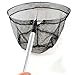 Fsing Fish Landing Hold Net with a Removable Handle Handy Boat Kayak Fishing Gear for Fishermen