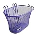 Basket with hooks PURPLE, Front , Removable, Children wire mesh SMALL Bicycle basket, NEW, PURPLE by Bikeandgo inc