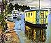 Canvas Print - 20 x 17 inch Post-Impressionism Other - Houseboats, Balloch - by George Leslie Hunter