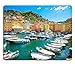 Mousepads Camogli marina harbor boats and typical colorful houses Travel destination Ligury Italy Europe IMAGE ID 32455425 by Liili Customized Mousepads Stain Resistance Collector Kit Kitchen Table Top Desk Drink Customized Stain Resistance Collector Kit Kitchen Table Top Desk