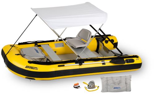10.6sry Drop Stitch Swivel Seat & Canopy Inflatable Boat Package