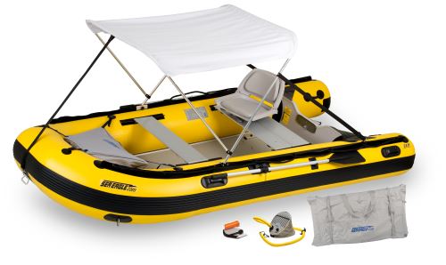 12.6sry Swivel Seat & Canopy Inflatable Boat Package