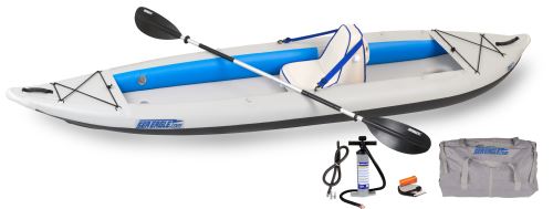 385ft Deluxe Solo Inflatable Kayak Package